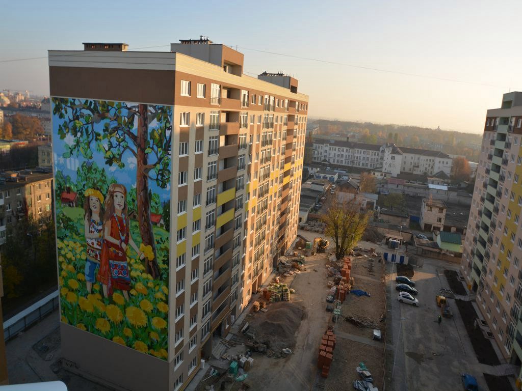 граффити на асаде в Мурманске 